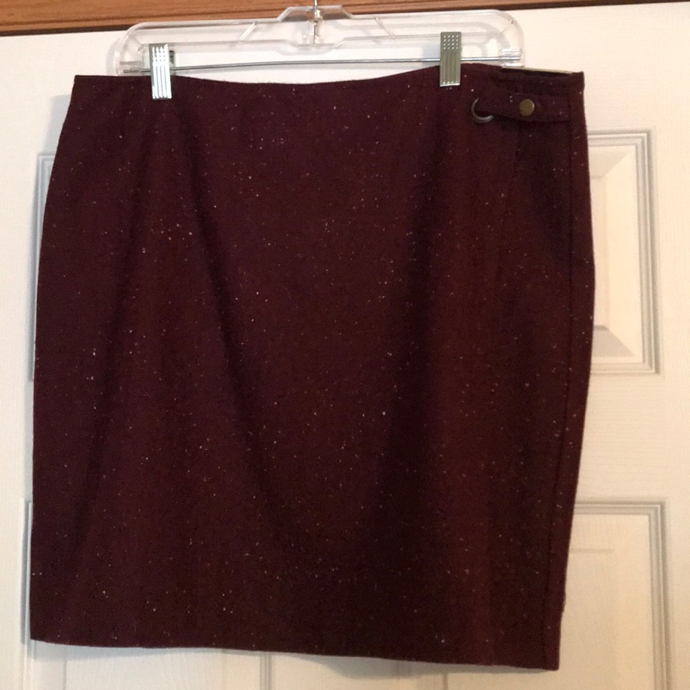 Maroon Skirt